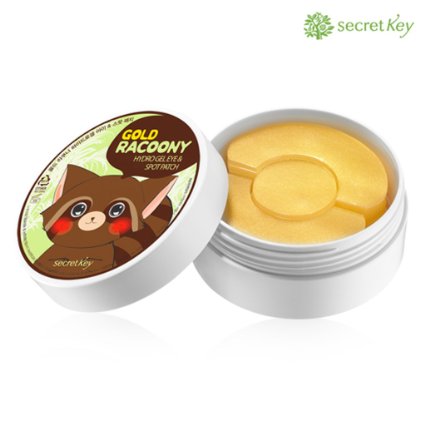 Secret Key - Gold Racoony - 90 x Hydro Gel Eye & Spot Patches - Anti Wrinkle - Blackheads