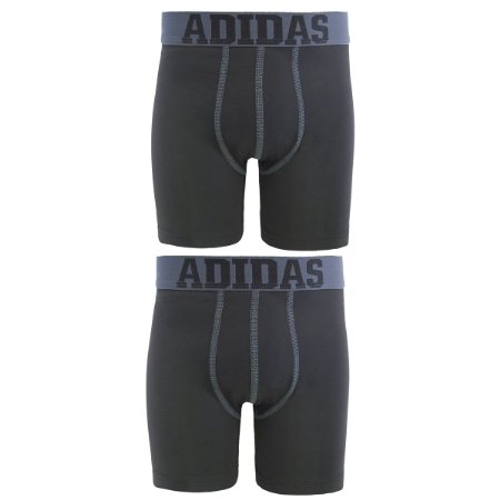 adidas Boys' ClimaLite Boxer Brief (2 Pack)