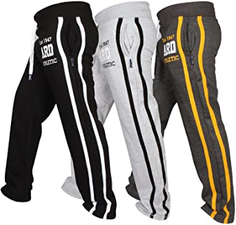 ARD Men's Fleece Joggers Track Suit Bottom Jogging Exercise Fitness Boxing MMA Gym Sweat Fleece Trousers