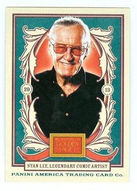 Stan Lee trading card (Marvel Comics Avengers) 2013 Panini Golden Age #126