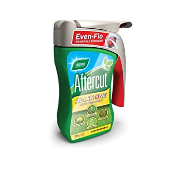 Aftercut All-In-One Lawn Feed, Weed and Moss Killer Even Flo Spreader, 80 sq m (2.8 kg)