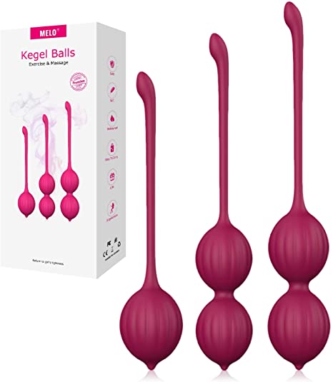 Kegel Balls,Ben Wa Balls for Beginners & Advanced Tightening,Safe Silicone Kegel Ball for Women Bladder Control and Pelvic Floor Doctor Recommended