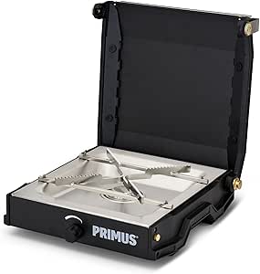 Primus Moja Compact, Portable Single Burner Camping Stove | Perfect for Overlanding and Camping | Lightweight and Easy to Clean