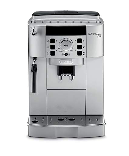 DeLonghi ECAM22110SB Magnifica XS Fully Automatic Espresso and Cappuccino Machine with Manual Cappuccino System, Stainless Steel