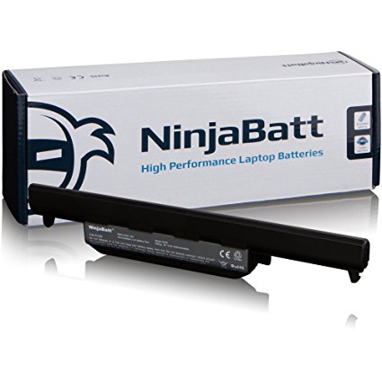 NinjaBatt Laptop Battery for Asus A32-K55 R400 R500 R700 P55 K55VD X55U K55V A75 X55 U57A K55A X55C Q500A A32-K55X X55A K55N A33-K55 A55 K55 K75 X75A – High Performance [6 Cells/4400mAh/48Wh]