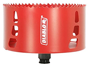 Freud DHS5000 Diablo High Performance Hole Saw Ideal for Drilling Wood, Plastic, Aluminum, Metal and Stainless Steel, 5" x 2-3/8"