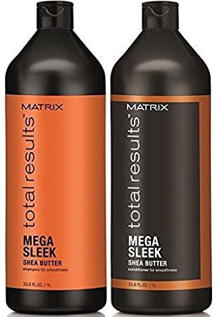 Matrix Total Result Sleek Shampoo & Conditioner Liter Duo