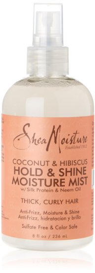 Shea Moisture Coconut Hibiscus Hold & Shine Daily Moisture Mist-8 oz