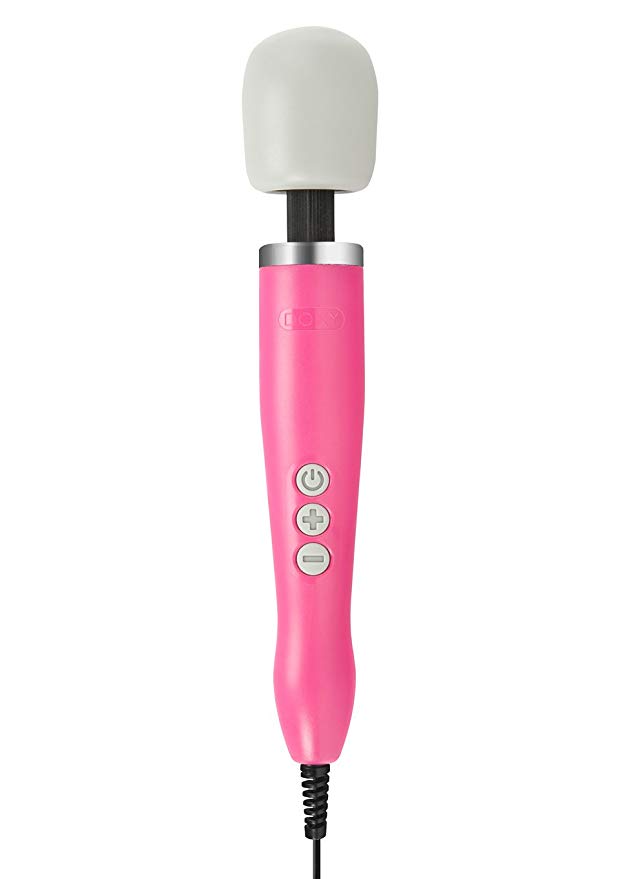 Doxy Massager Plug-In Vibrating Wand, Pink