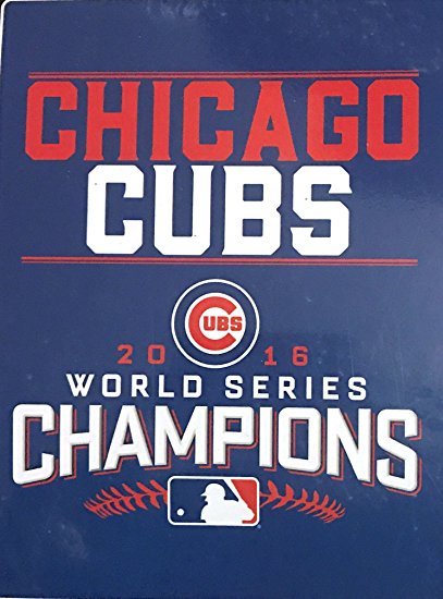 MLB Baseball Chicago Cubs World Champions Twin Size Plush Throw Blanket - 60 x 80 Inches