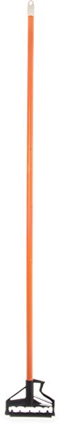 Carlisle 4166424 Commercial Side-Gate Fiberglass Wet Mop Handle, 60", Orange