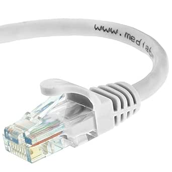 Mediabridge CAT6 Ethernet Patch Cable (3 ft) RJ45 Connectors with Gold Plated Contacts (10gbps)