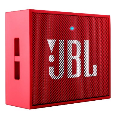 JBL GO Portable Wireless Bluetooth Speaker W/ A Built-In Strap-Hook (RED)