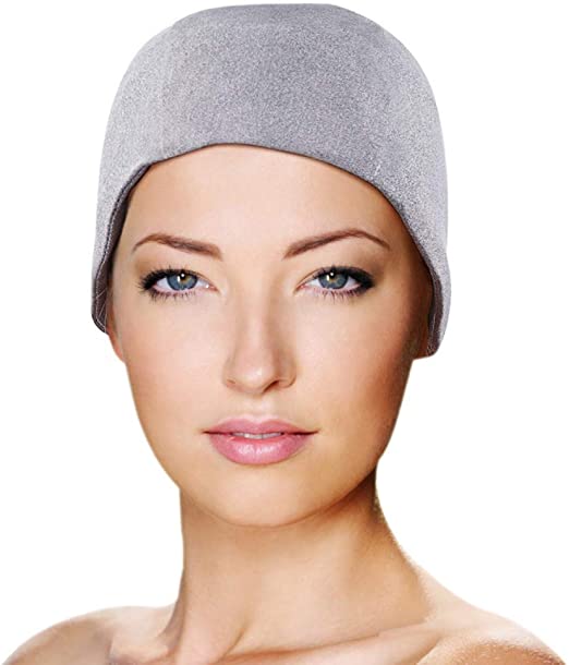 Migraine Gel Full Head Coverage Ice Hat by FOMI Care | Cranial Cold Cap | Top and Side Skull Cooling Headache and Chemo Recovery Pack | Wearable Therapy Wrap for Sinus, Stress, Pressure Pain Relief
