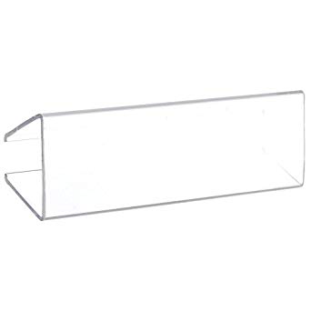 Retail Resource 65722 Clear Wood Shelf Label Holder (Pack of 25)