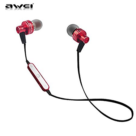 AWEI A990BL Wireless Bluetooth Sport 4.0 Music earphone Stereo bluetooth Headset sports Headphone with Mic Microphone headphones for smart phones For iphone samsung
