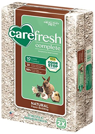 Healthy Pet Carefresh Complete Pet Bedding, 60 L, Natural