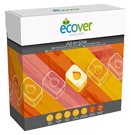 Ecover All in One Dishwasher Tablets, 68 Tablets