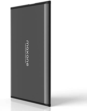 2.5" Ultra Slim Portable External Hard Drive USB 3.0 for Laptop/Desktop/Xbox one/PS4 (2TB, Charcoal)