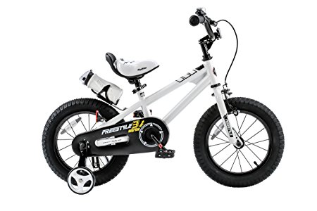 RoyalBaby BMX Freestyle Kids Bike, Boy's Bikes and Girl's Bikes with training wheels, 12 inch, 14 inch, 16 inch, 18 inch, Gifts for children