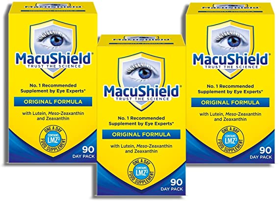 Three Packs of Macushield 90 Capsules
