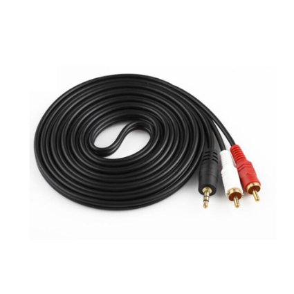 3.5mm Male Audio Video Extension Cable RCA Male Extension Cable