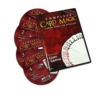Magic DVD Set - Complete Card Magic 7 Volume Set on 4 DVDs - Teaches Over 120 Card Trick Effects