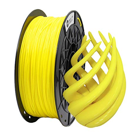 CCTREE 3D Printer ST-PLA (PLA ) Filament 1.75mm 1kg Spool (2.2lbs) Accuracy  /- 0.03 mm for Creality Ender 3/Ender 3 Pro,CR-10S/CR-10S Pro,Yellow