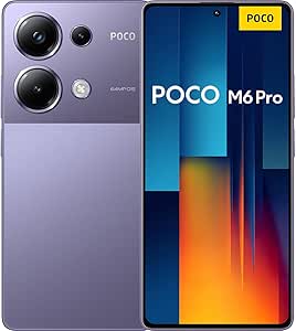 Xiaomi Poco M6 Pro - Smartphone de 8 256GB, Pantalla AMOLED de 6.67” 120Hz FHD , MediaTek Helio G99-Ultra, Triple cámara de hasta 64MP, 5000mAh, Morado (Versión ES)