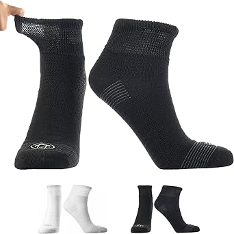 Doctor's Choice Mens Diabetic & Neuropathy Socks Large 10-13, X-Large 12-15, 2 Pairs