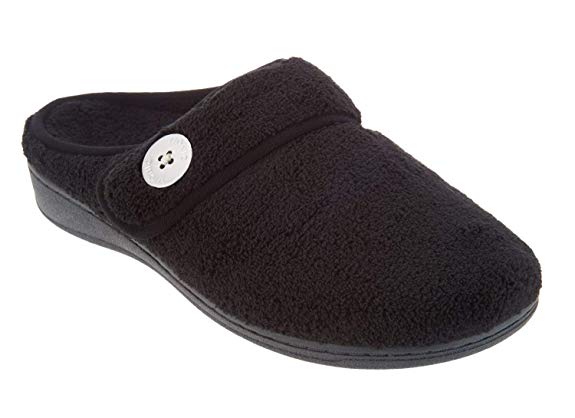 Vionic Women's Indulge Sadie Mule Slipper - Ladies Slipper Concealed Orthotic Support