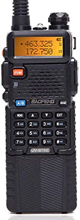 BAOFENG UV-5R 8 Watt High Power VHF UHF Tri-Power 8/4/1W Dual Band Portable Ham Two Way Radio