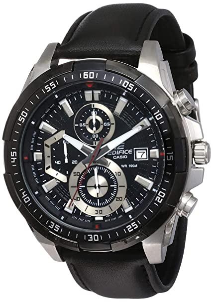 Casio Edifice Chronograph Black Dial Men's Watch - EFR-539L-1AVUDF (EX193)