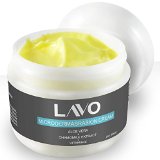 Best Microdrodermabrasion Cream Facial Scrub - Face Exfoliator - Professional Skin Care - Exfoliating Crystals - Use with Cleansing Brush Machine or at Home System Kit - Exfoliant Creme - Blackhead Remover  Pore Minimizer - for Men and Women - by LAVO - 2oz