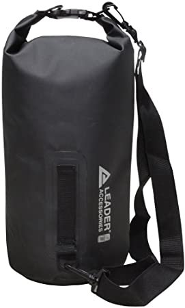 Leader International Heavy Duty Vinyl Waterproof PVC Dry Bag for Boating Kayaking Rafting Camping