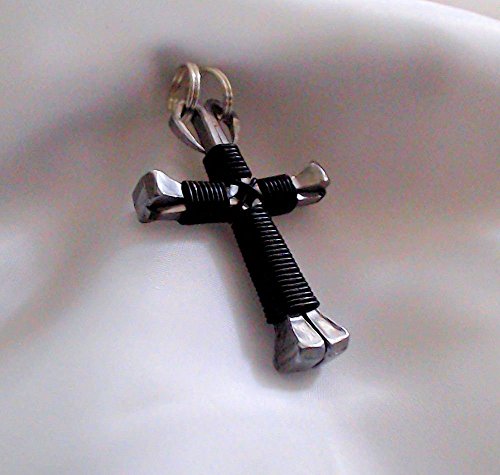 Handmade Horseshoe Nail Cross Pendant