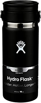 Hydro Flask Stainless Steel Coffee Travel Mug - 16 oz, Black