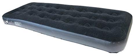 Yellowstone Deluxe Single Flock Air Bed with Pump - Multi-Colour by Yellowstone