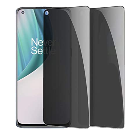 Skinomi Privacy Tempered Glass for OnePlus Nord CE 5G (2021) Edge to Edge Full Screen Coverage Anti Spy Screen Protector Guard with Easy Installation Kit for oneplus nord ce 5G- Pack of 2