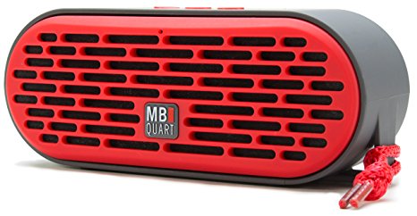MB Quart QUBThree Dual Driver Wireless Bluetooth Speaker (Red)