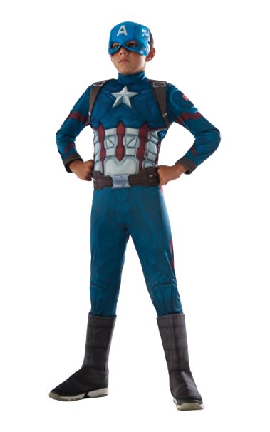 Rubie's Costume Captain America: Civil War Deluxe Captain America Costume, Small