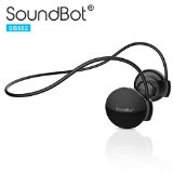 SoundBot SB552 Behind the Neck Wireless Bluetooth Stereo Headset Black