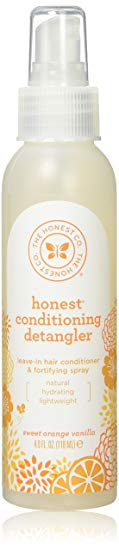 The Honest Company - Conditioning Detangler, Leave-In Conditioner and Fortifying Spray - Sweet Orange Vanilla, 4 fl oz (2 Pack)