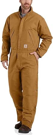 Carhartt Mens Loose Fit Washed Duck Insulated Coverall