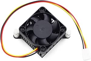 Aluminium Heatsink Cooler w/40mm Fan for Northbridge Chipset Mounting 60mm Black