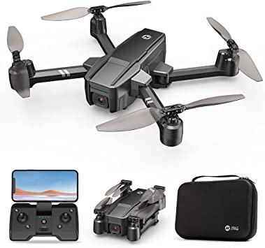 Holy Stone HS440 Drone for Adults and Kids, Foldable FPV Drone with 1080P WiFi Camera, Voice and Gesture Control, RC Quadcopter, Auto Hover, Gravity Sensor, Carrying Case Included