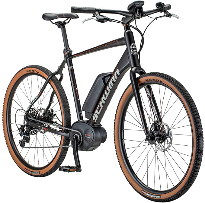 Schwinn Vantage FXe 650b Electric Sport Hybrid Road Bike, 55cm/Medium Frame, Matte Black/Copper