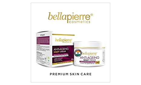 Bella Pierre Women Brightening And Whitening Antiageing Night Cream Helps Reduces Fine Lines, Wrinkles And Glowing Radiance Skin 50 Grams