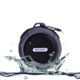 Waterproof and Shockproof and Dustproof DailyPUR New IP65 Mini Wireless Bluetooth 30 Speaker Shower SpeakerHandsfree Portable Speakerphone with Built-in Mic Control Buttons and Dedicated Suction Cup for Outdoor and Bathroom Smartphone Ipad Apple Iphone 66 plus 5s 5 Galaxy S5 S4 S3 HTC One Galaxy Note 3 2 Mp3 Player Black