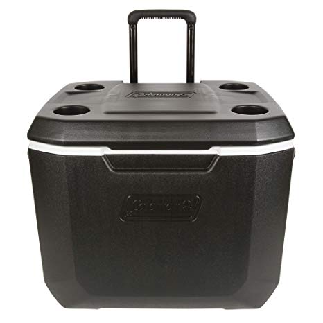 Coleman Wheeled Cooler | Xtreme Cooler Keeps Ice Up to 5 Days | Heavy-Duty 50-Quart Cooler with Wheels for Camping, BBQs, Tailgating & Outdoor Activities